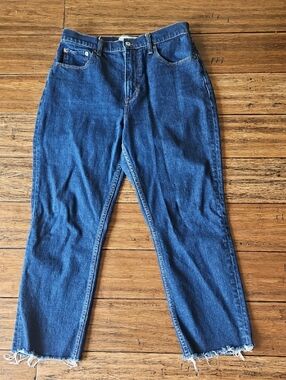 Abercrombie & Fitch Straight Leg Dark Blue Denim Jeans Size 29